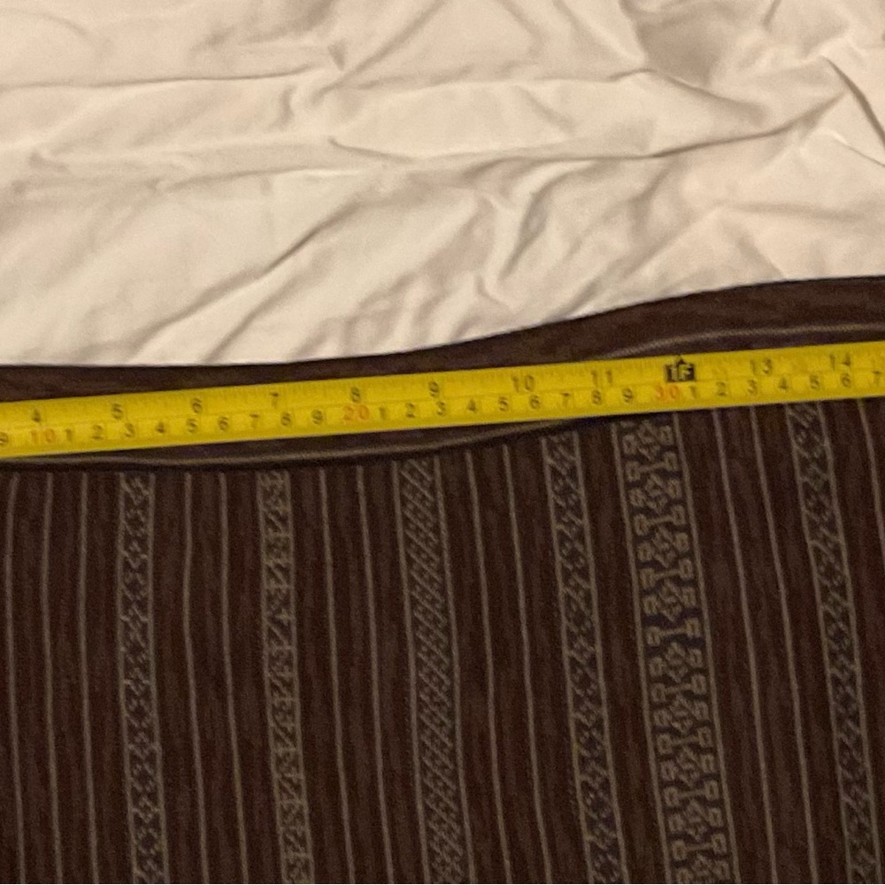 Peruvian Connection Brown Patterned Skirt. Size M - image 4